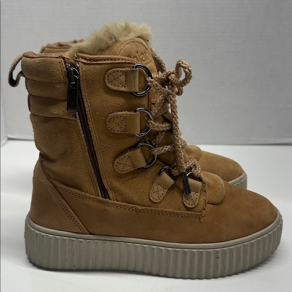Pajar Canada Cade Boots Waterproof Winter Boot Tan Brown Women's Size 6 6.5